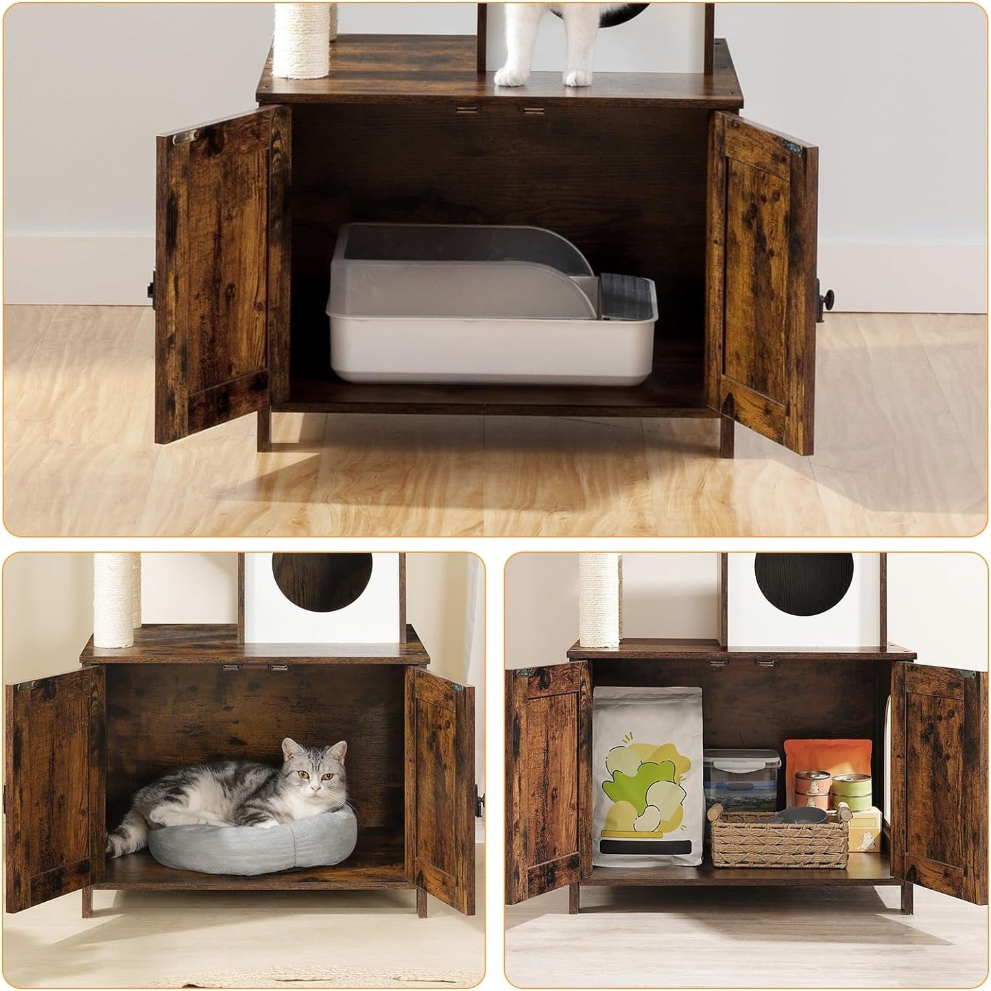 2 - In - 1 Multi Katzenschrank - FlowDo - Animals