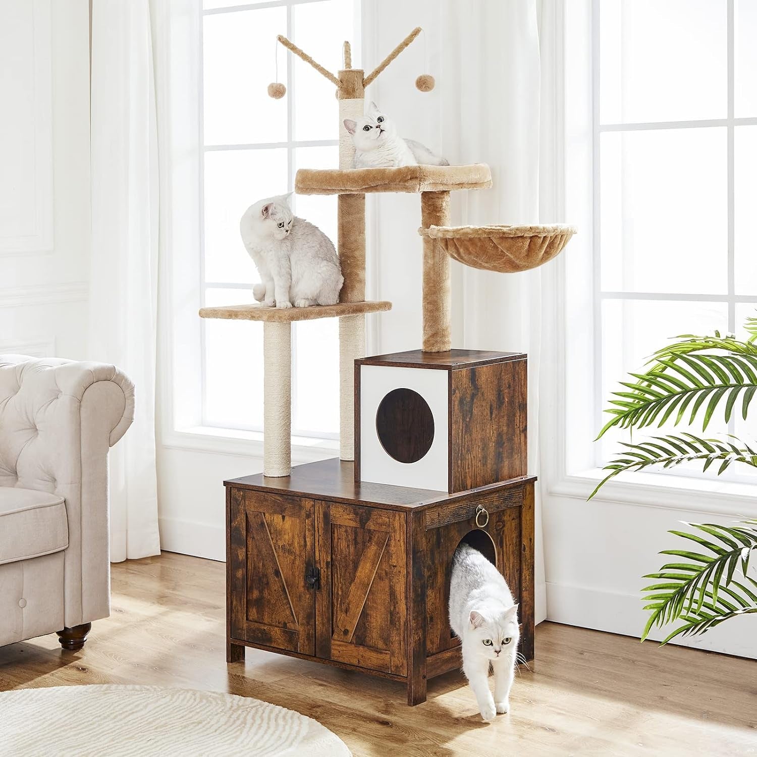 2 - In - 1 Multi Katzenschrank - FlowDo - Animals